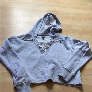 Crop top hoodie